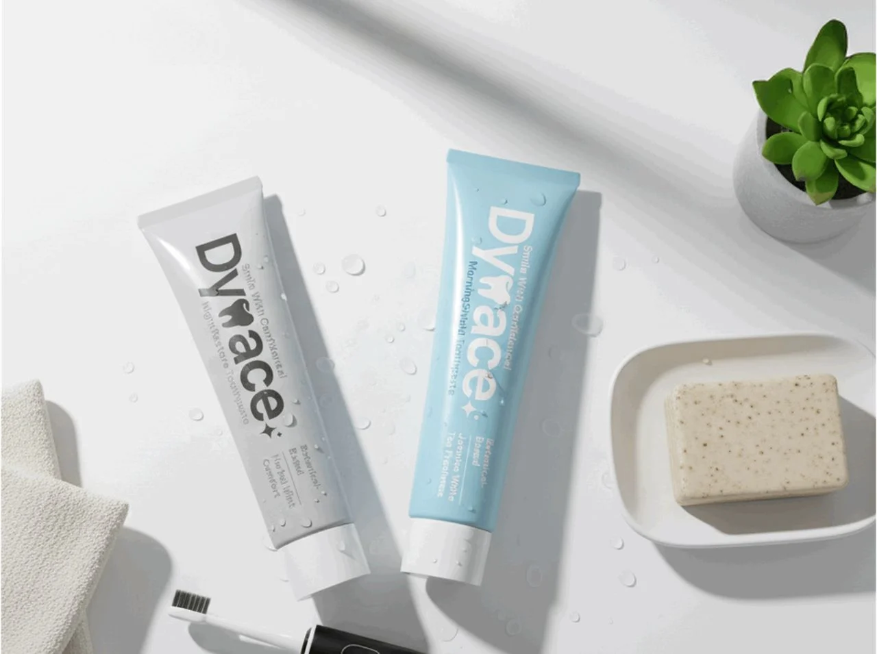 Dynace Day and Night Protection Toothpaste (Two Toothpastes, One Complete Routine)